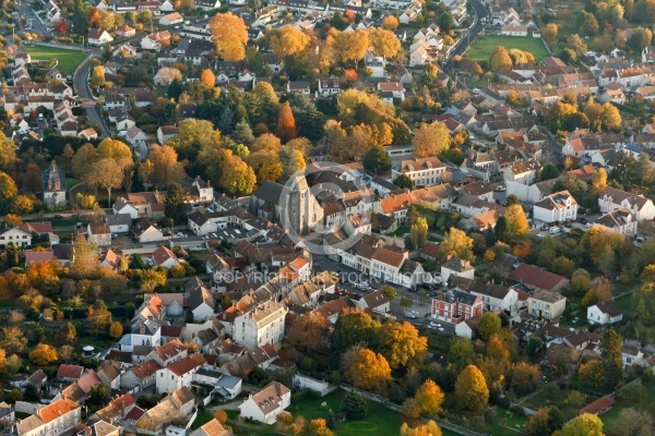 Boissy-sous-Saint-Yon vue du ciel