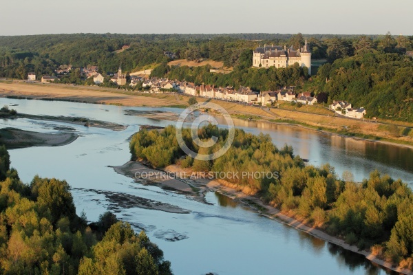 Chaumont sur Loire vue du ciel