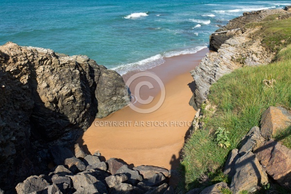 Crique et plage de rêve , corniche de Saint-hilaire-de-Riez de