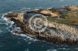 Lanildut , Bretagne Finistère vue du ciel