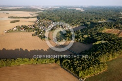 Orphin Yvelines vue du ciel