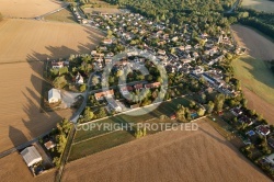 Orphin Yvelines vue du ciel