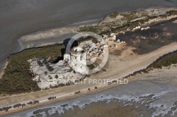 Photo aerienne ruine Salin de Giraud