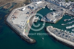 Photo aérienne du port de la Turballe