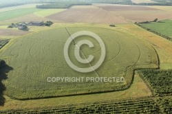 Photo aérienne irrigation en Beauce