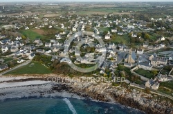 Porspoder, Bretagne Finistère vue du ciel