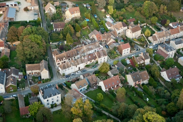 Saint-Cyr-Sous-Dourdan, Ile-de-France vue du ciel