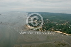 vue aérienne de Claouey, Bassin d Arcachon, Gironde, 33