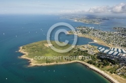 vue aérienne de Port Crouesty, Arzon, Golfe du Morbihan 56