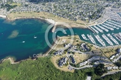 vue aérienne de Port Crouesty, Arzon, Golfe du Morbihan 56