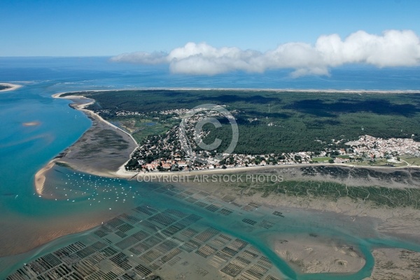 vue aérienne de Saint-Trojan-les-Bains sur l île d Oléron