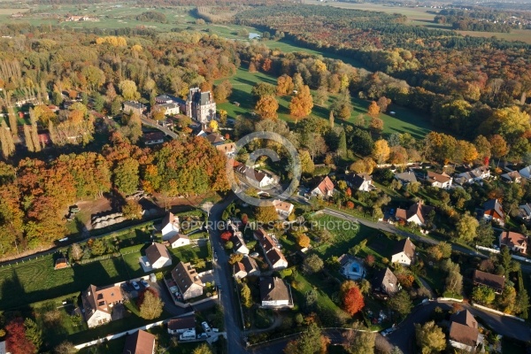 vue aérienne de Vaugrigneuse 91