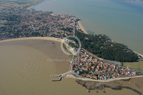 vue aérienne l Anse de Fouras, Port Nord , Charente-Maritime 17