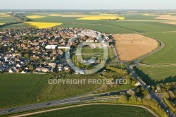 Ablis vue du ciel