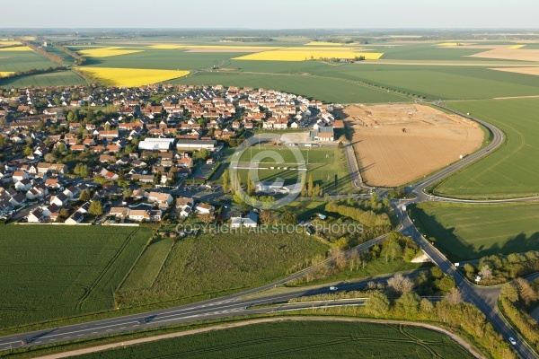 Ablis vue du ciel