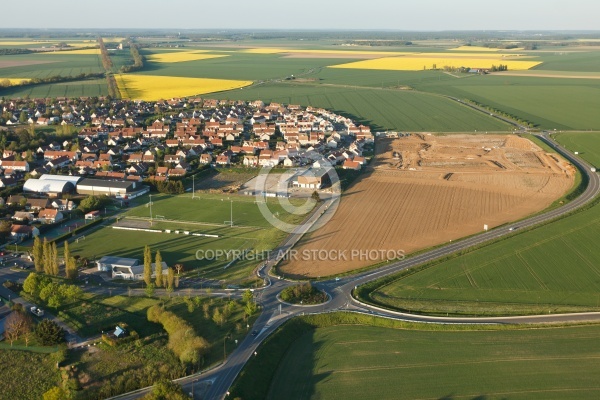 Ablis vue du ciel