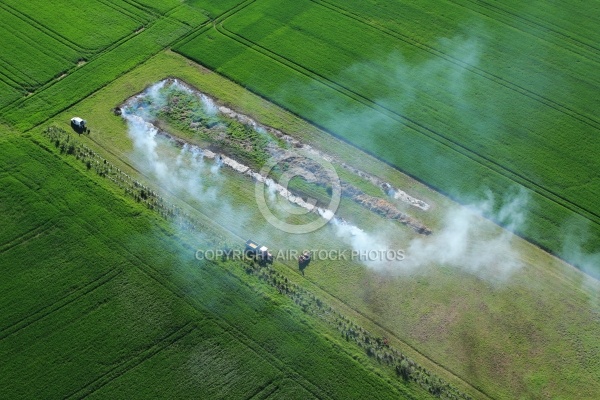 Agriculture brulage en Eure-et-Loire