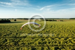 Agriculture en rÃ©gion Parisienne vue du ciel