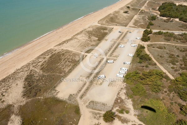 Air de camping-car de Saint-Hilaire-de-Riez vue du ciel