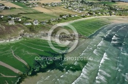 Algues vertes à Plomodiern, Baie de Douarnenez