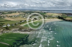 Algues vertes à Plomodiern, Baie de Douarnenez