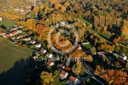 Angervilliers couleurs d automne vue du ciel