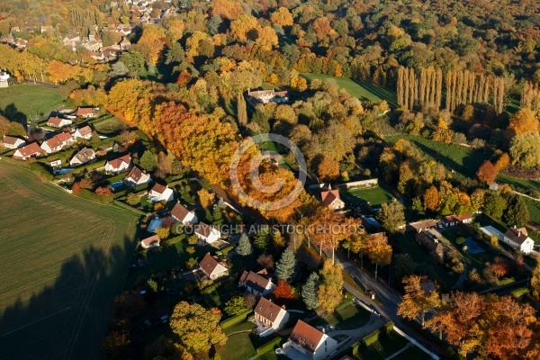 Angervilliers couleurs d automne vue du ciel