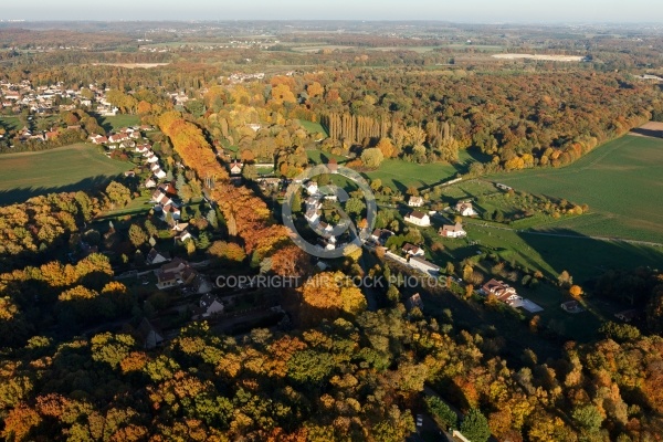 Angervilliers vue du ciel