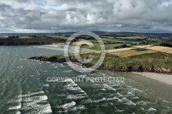 Anse de Kervigen vue du ciel, Finistère