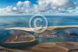 Anse de la Palmyre vue du ciel