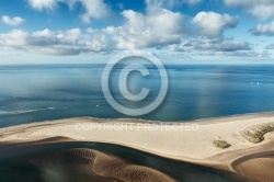 Anse de la Palmyre vue du ciel