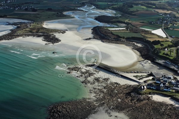 Anse du Guillec, Le Finistere vu du ciel