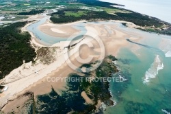 Anse du Veillon vue du ciel