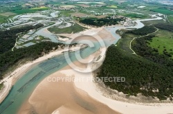 Anse du Veillon vue du ciel