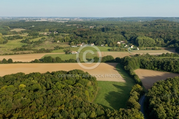 Ardenelle, Saint-Maurice-Montcouronne vue du ciel