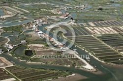 Arvert et la Seudre  vue du ciel