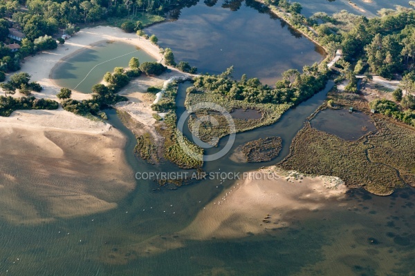 Arès vue du ciel, la conche de St-Brice