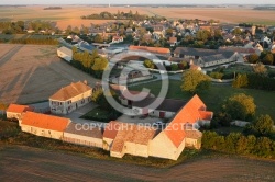 Authon-la-Plaine vue du ciel