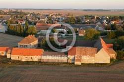 Authon-la-Plaine vue du ciel