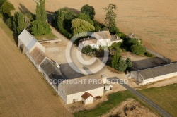 Authon-la-Plaine vue du ciel