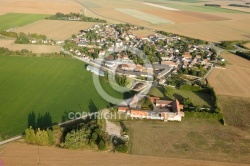 Authon-la-Plaine vue du ciel