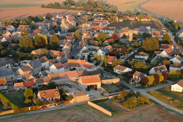 Authon-la-Plaine vue du ciel