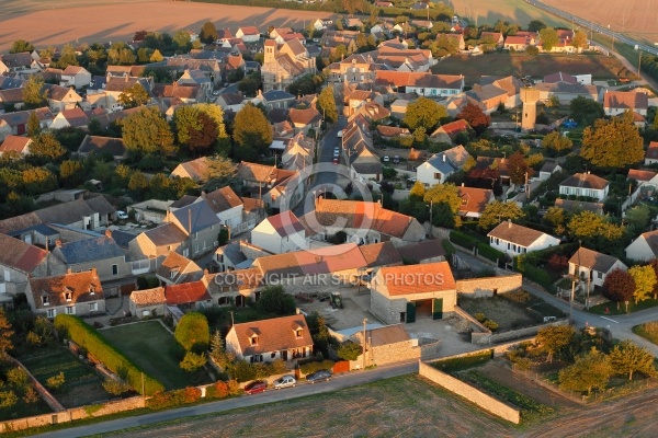 Authon-la-Plaine vue du ciel