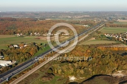 Autoroute A10 Forges-les-Bains vue du ciel