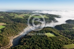 Auvergne vue du ciel , le Pays de Ménat