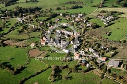 Auvergne vue du ciel , le Pays de Ménat