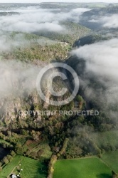 Auvergne vue du ciel , le Pays de Ménat