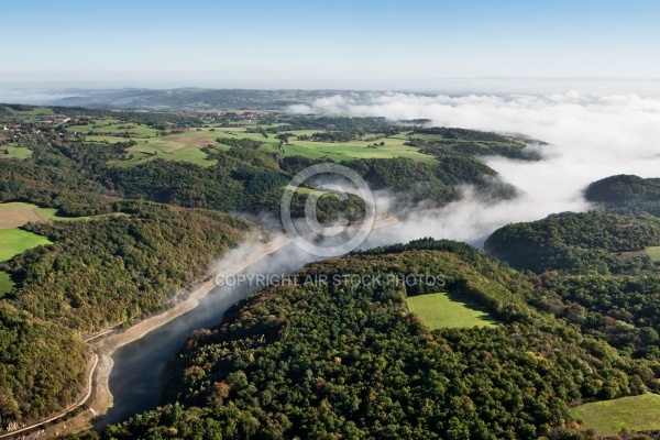 Auvergne vue du ciel , le Pays de Ménat