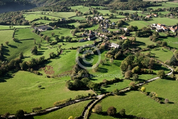 Auvergne vue du ciel , le Pays de Ménat