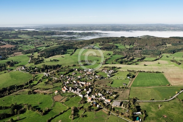 Auvergne vue du ciel , le Pays de Ménat